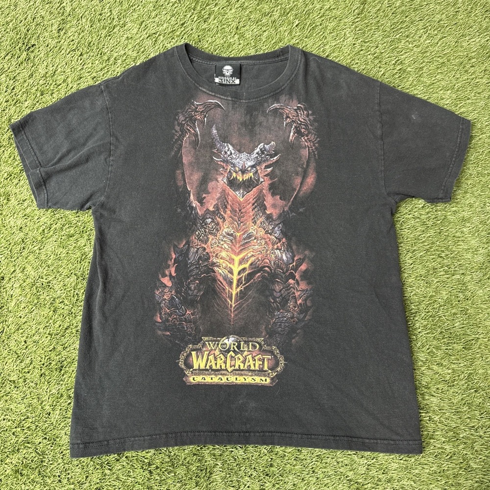 World of Warcraft Vintage M Jinx Wrath of Lich King Shirt Cataclysm Dragon Demon